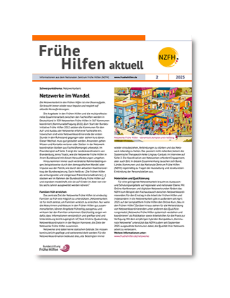 Cover Frühe Hilfen aktuell 2/2025