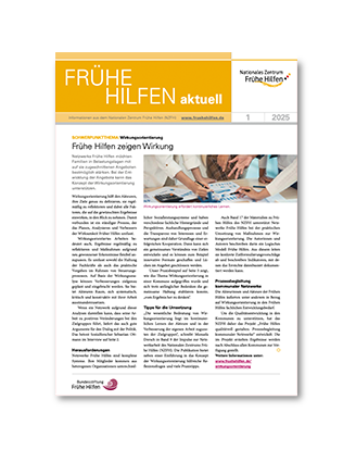 cover Publikation Frühe Hilfen aktuell 1/2025