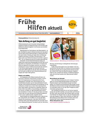 Titelbild Frühe Hilfen aktuell Ausgabe 1/2026