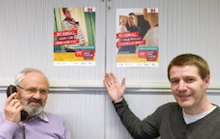 Wolfgang Fleer und Stefan Hollemann Wolfgang Fleer und Stefan Hollemann