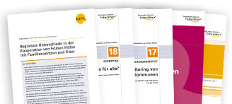 Fächer von verschiedenen Covern der Publikationen zur Kommunalbefragung