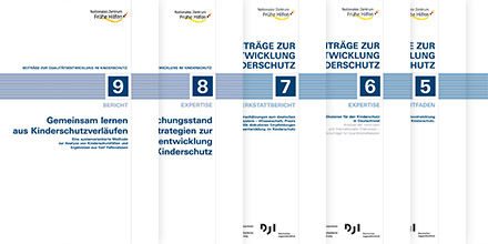 Fächer aus Titelbildern der Publikationen