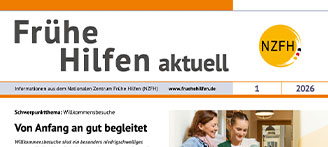 Ausschnitt Titelbild Frühe Hilfen aktuell Ausgabe 1/2026