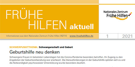 Cover Frühe Hilfen aktuell 1/2021