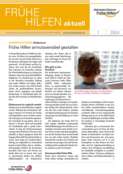 Titelseite Frühe Hilfen Aktuell 1/2024