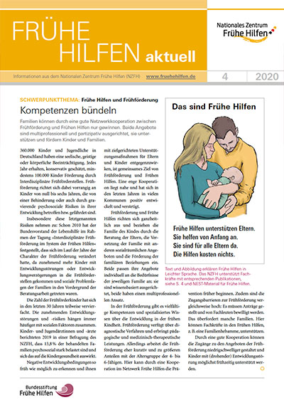 Titelbild Frühe Hilfen aktuell Ausgabe 04/2020