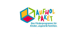 Logo Aufholpaket: Das Förderprogramm für Kinder, Jugend & Familien