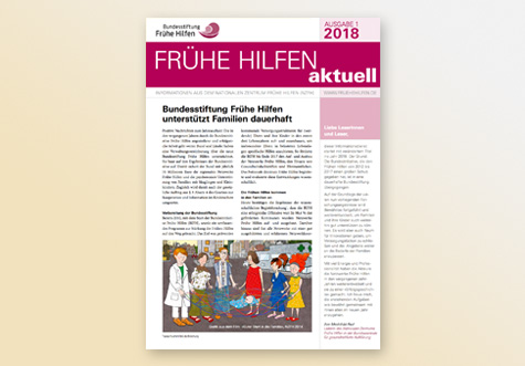 Titelbild Infodienst Frühe Hilfen 01/2018