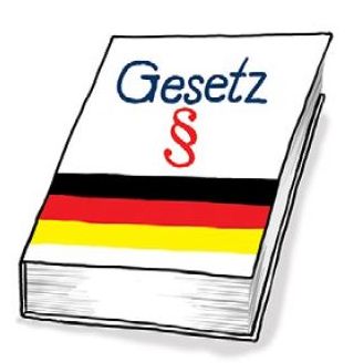 Dickes Buch mit vielen Gesetzen 