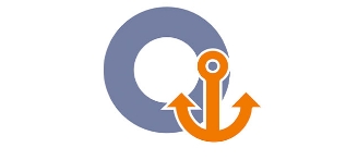 Icon zeigt Kreis mit einem Symbol für einen Anker