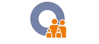 Icon zeigt Kreis mit einem Symbol Familie