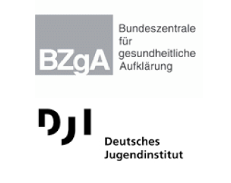 Logo Bundeszentrale für gesundheitliche Aufklärung und Logo Deutsches Jugendinstitut