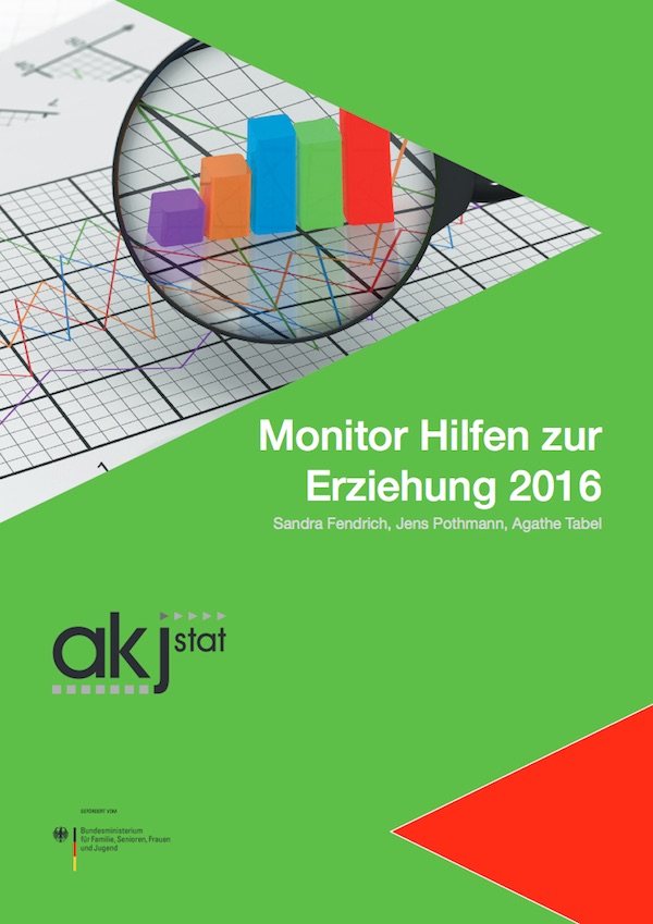 Cover: Monitor Hilfen zur Erziehung – Ausgabe 2016