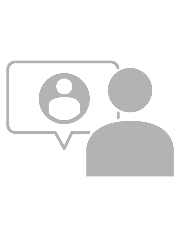 Icon: Digitale Sprechstunden mit Sprechblase und zwei Personen