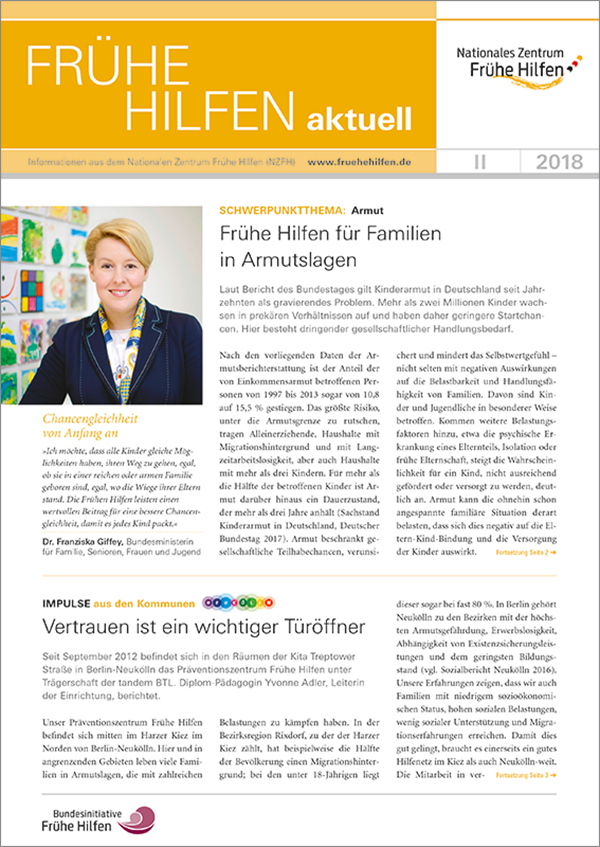 Titelbild: Frühe Hilfen aktuell 02/2018