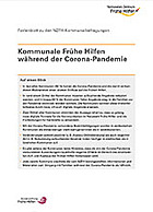 Titelbild - Faktenblatt: Kommunale Frühe Hilfen während der Corona-Pandemie