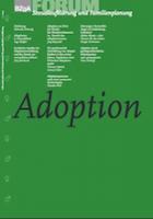 Titelbild - Adoption – FORUM Sexualaufklärung und Familienplanung Nr. 1/2014