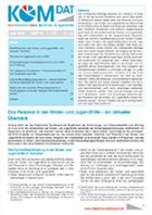 Titelbild - KomDat 1/2020: Kommentierte Daten zur Kinder- und Jugendhilfe