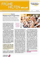 Titelbild - Frühe Hilfen aktuell. Ausgabe 02/2023