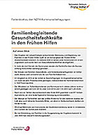 Titelbild - Faktenblatt: Familienbegleitende Gesundheitsfachkräfte in den Frühen Hilfen