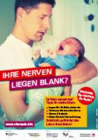 Titelbild - Plakat Schütteltrauma "Ihre Nerven liegen blank?"