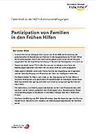 Titelbild - Faktenblatt: Partizipation von Familien in den Frühen Hilfen