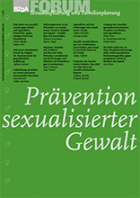 Titelbild - Prävention sexualisierter Gewalt – FORUM Sexualaufklärung und Familienplanung