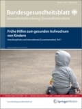 Titelbild - Bundesgesundheitsblatt Nr. 10/2010: Frühe Hilfen zum gesunden Aufwachsen von Kindern