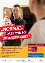 Plakat "Normal, dass wir so gestresst sind?" cover-nzfh-materialien-elternansprache-plakat-eltern-220px.jpg
